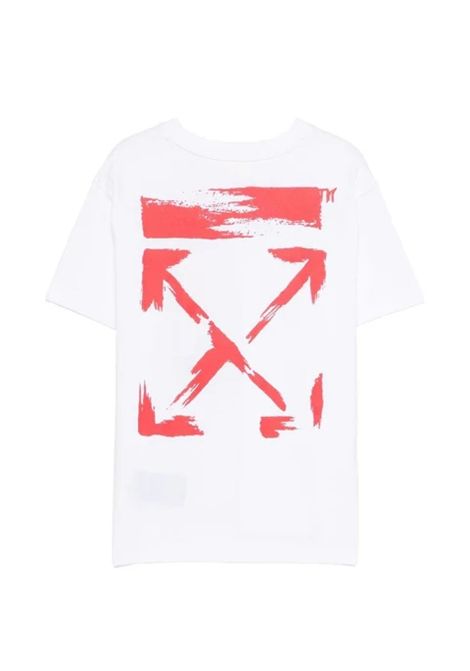 T-shirt con stampa OFF WHITE KIDS | OBAA002S26JER006110